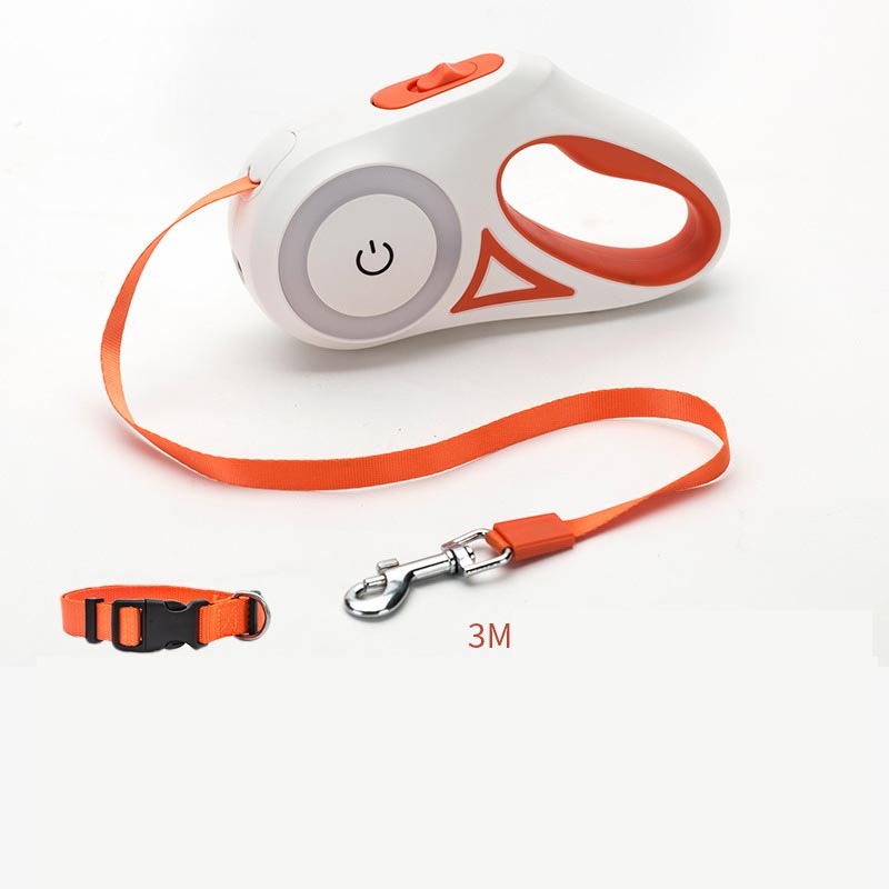 fantastic dog leash with built-in spotlight for extra safety!