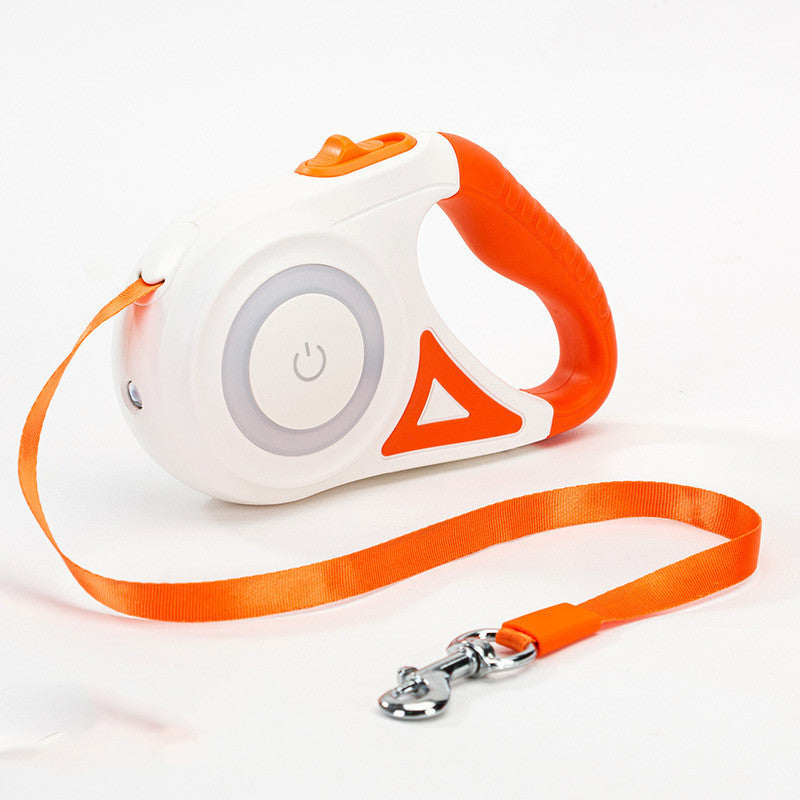 fantastic dog leash with built-in spotlight for extra safety!