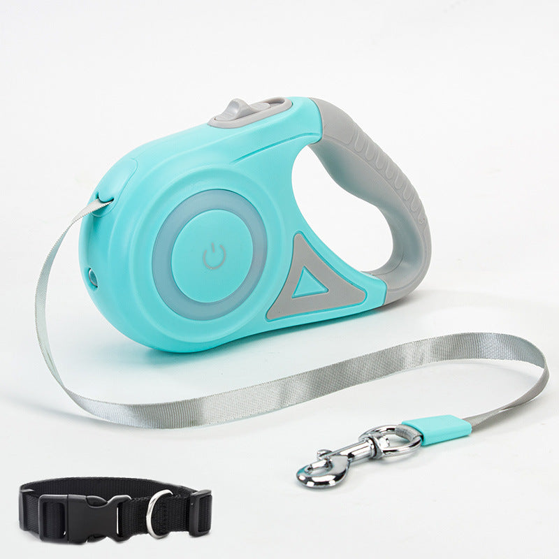 fantastic dog leash with built-in spotlight for extra safety!